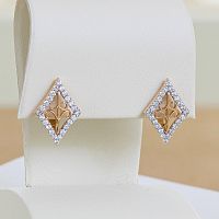 9605 Серьги (Au 585)