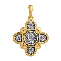 Подвеска-крест, арт.101.065, Серебро 925 пробы    