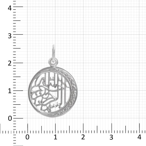 7402-028 Подвеска (Ag 925) фото 3