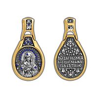 Подвеска-образок, арт.102.218-К, Серебро 925 пробы