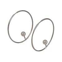 с453-40ж Серьги (Ag 925)